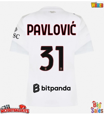 AC Milan Strahinja Pavlovic #31 Replica Away Stadium Shirt for Women 2026-27 Short Sleeve